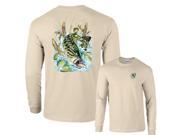 Fair Game Largemouth Bass going for lure Fishing Long Sleeve T Shirt