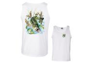 Fair Game Largemouth Bass going for lure Fishing Tank Top mens