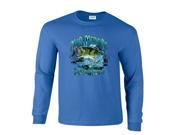 Man Medicine Get Your Dose Bass Fishing Long Sleeve T Shirt