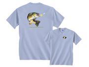 Largemouth Bass Going For Lure Profile Fishing T Shirt