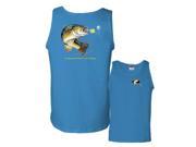 Fair Game Largemouth Bass Going For Lure Profile Fishing Tank Top Sapphire Small