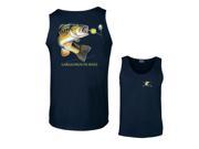 Largemouth Bass Going For Lure Profile Fishing Tank Top