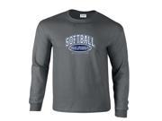 Softball Girlfriend and Proud of It Long Sleeve T Shirt