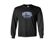 Softball Girlfriend and Proud of It Long Sleeve T Shirt