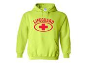 Lifeguard Medic Cross red print Hoodie Sweatshirt