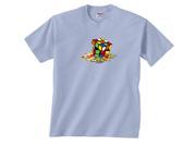 Melting Puzzle Cube Picture T Shirt