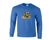 Melting Puzzle Cube Picture Long Sleeve T Shirt