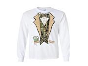 Camouflage Tuxedo Tux Camo Long Sleeve T Shirt