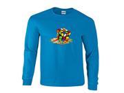 Melting Puzzle Cube Picture Long Sleeve T Shirt
