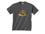 Melting Puzzle Cube Picture T Shirt