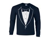 Bow Tie Tuxedo Tux Long Sleeve T Shirt