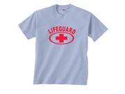 Lifeguard Medic Cross red print T Shirt