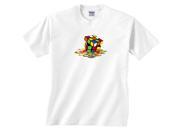 Melting Puzzle Cube Picture T Shirt