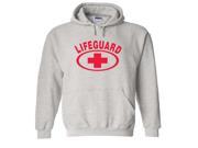 Lifeguard Medic Cross red print Hoodie Sweatshirt