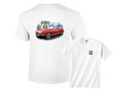 Red Chevrolet Corvette Stingray Arizona US Route 66 T Shirt