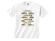 Freshwater Records Fish of The Northern US Canada Fishing Long Sleeve T Shirt