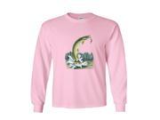 Jumping Pike Going For Lure at Lake Fishing Long Sleeve T Shirt