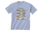 Freshwater Records Fish of The Northern US Canada Fishing Long Sleeve T Shirt