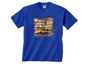 Cat Collection Catfish brown white channel yellow blue T Shirt
