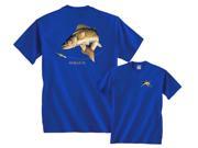 Walleye Going For Lure Profile Fishing T Shirt