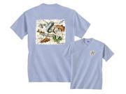 Game Fish on Map Tuna Snook T Shirt