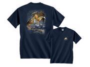 Jumping Walleye Fish walleyed Fishing T Shirt