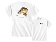 Walleye Going For Lure Profile Fishing T Shirt