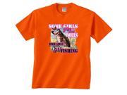 Some Girls Play with Dolls Dixie Girls Go Fishing T Shirt