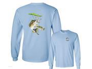 Largemouth Bass with Lily Pads Fishing Long Sleeve T Shirt