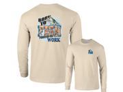 Born To Fish Forced To Work Fishing Long Sleeve T Shirt
