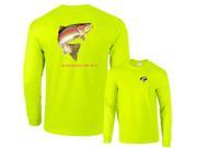 Rainbow Trout Going For Lure Profile Fishing Long Sleeve T Shirt