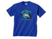 Man Medicine Get Your Dose Blue Marlin Fishing T Shirt