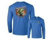 Big Bass Fishing Living The Reel Life Long Sleeve T Shirt