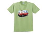 Red Convertible Corvette In Desert Chevrolet T Shirt