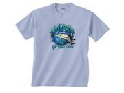 Man Medicine Get Your Dose Blue Marlin Fishing T Shirt