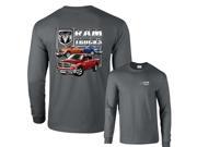 Ram Trucks Blue Orange Red Dodge Truck Long Sleeve T Shirt