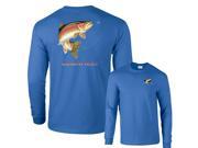 Rainbow Trout Going For Lure Profile Fishing Long Sleeve T Shirt