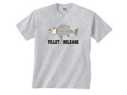 Fillet Release Fish Skeleton Fishing T Shirt