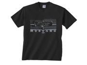 Ford Mustang Honeycomb Grill Pony Distressed T Shirt