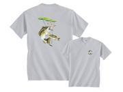 Largemouth Bass with Lily Pads Fishing T Shirt