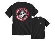 United States Marine Corps Red White Circle F B Emblem Marines T Shirt