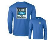 Built Ford Tough Logo Classic Square Emblem Long Sleeve T Shirt