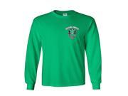 Army Special Forces De Oppresso Liber Chest Print Long Sleeve T Shirt