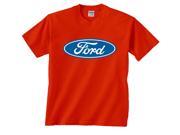 Ford Motor Company Classic Blue Oval Logo T Shirt