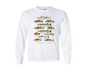 Freshwater Records Fish of The Northern US Canada Long Sleeve T Shirt