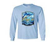 Reel It Like You Stole It Blue Marlin out of water Fishing Long Sleeve T Shirt