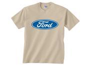 Ford Motor Company Classic Blue Oval Logo T Shirt