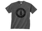 Army National Guard Emblem USNG black circles T Shirt