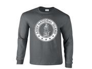 Army National Guard Emblem USNG white circle Long Sleeve T Shirt