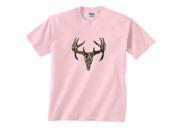 Camouflage Deer Skull Camo 12 Point Hunting T Shirt